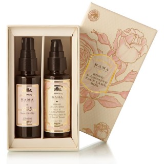 Kama Ayurveda Rose & Jasmin Face Care Gift Box-220 gm 